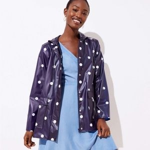 LOFT Polka Dot Raincoat